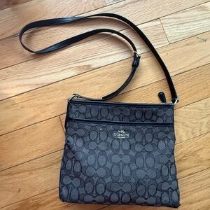 Coach Signature Black Crossbody Bag